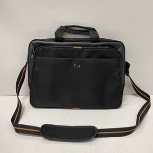 Solo New York “Urban Slim” Briefcase Black Padded 16” Laptop Carrying Case Bag